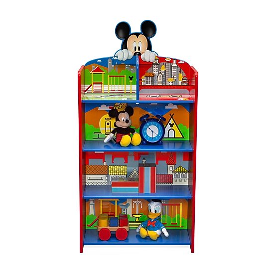 Disney Mickey Mouse Wooden Playhouse Bookshelf