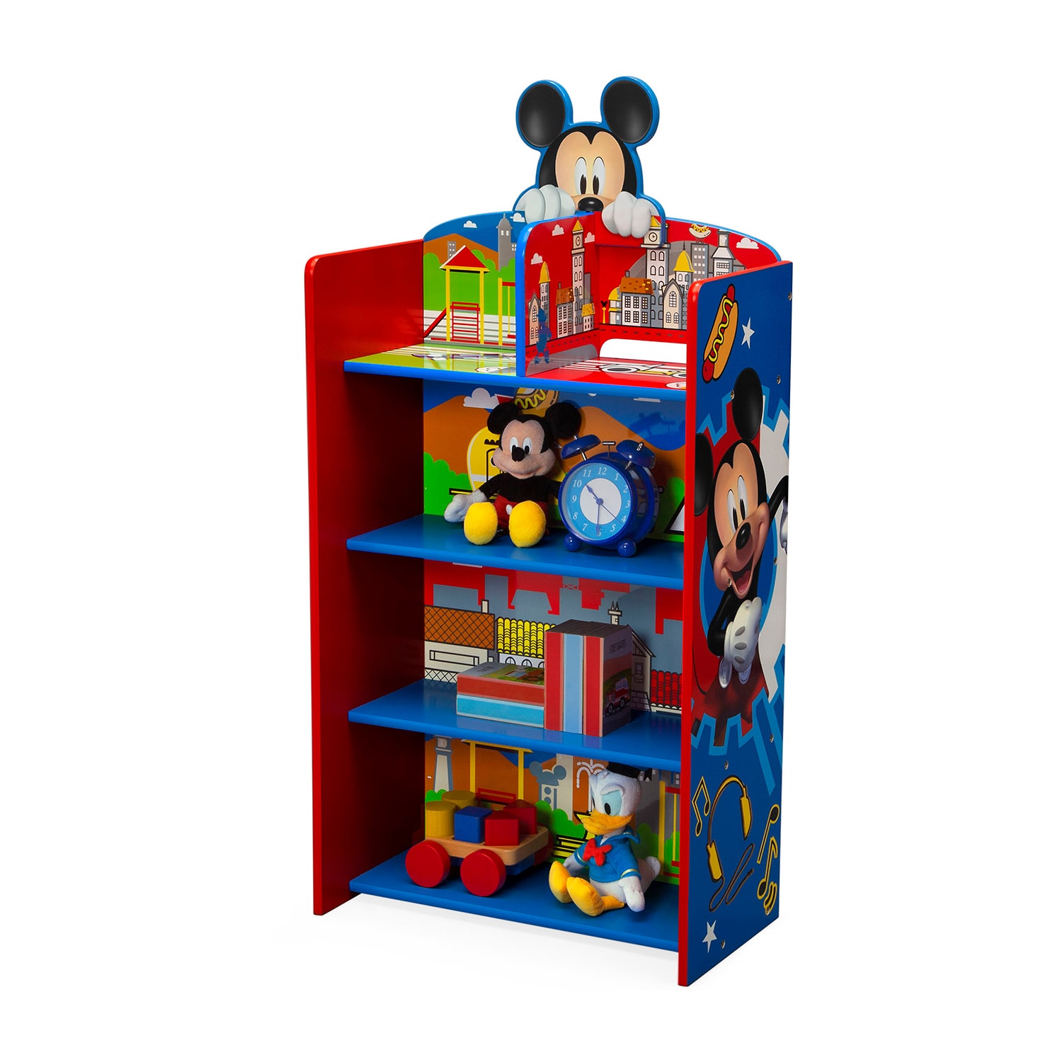 Disney Mickey Mouse Wooden Playhouse Bookshelf