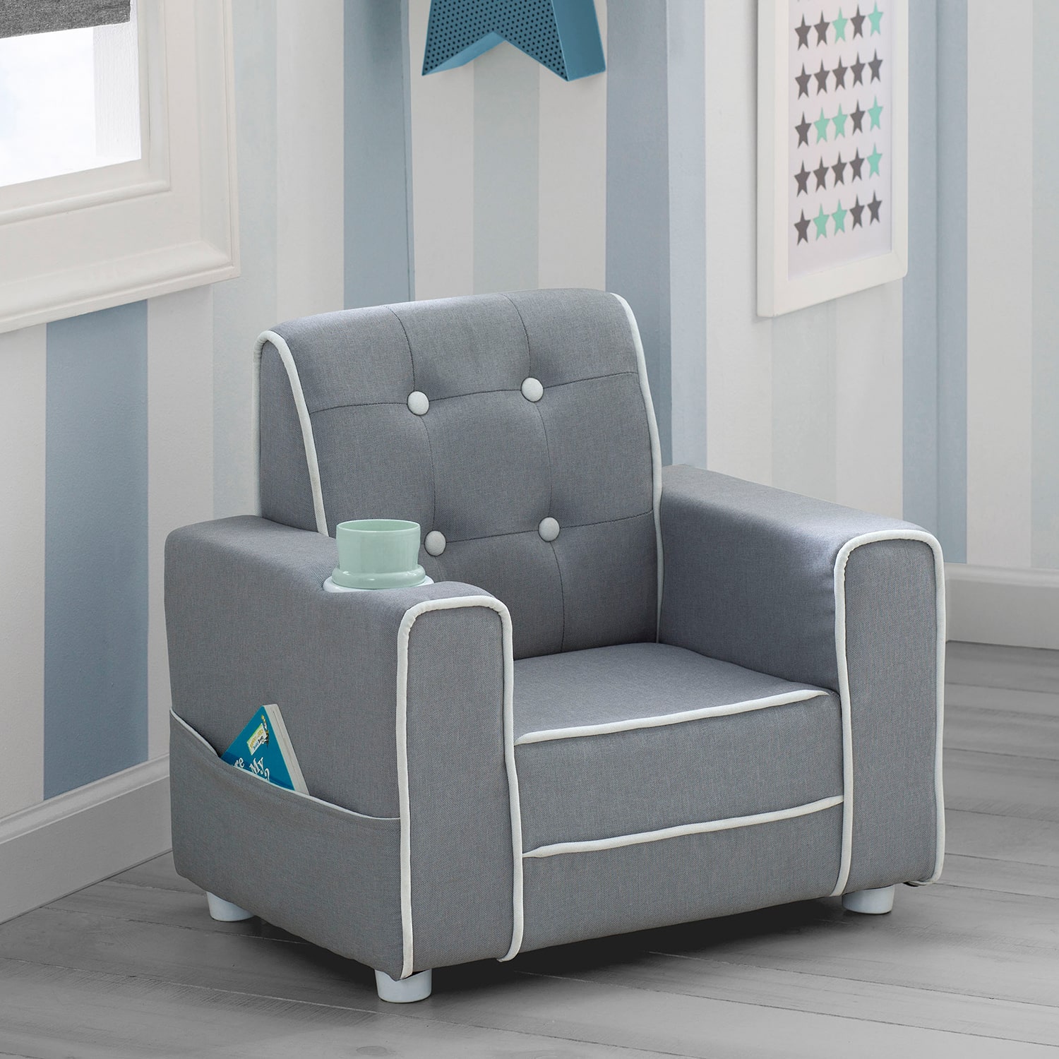 Chelsea Kids Chair with Cup Holder
