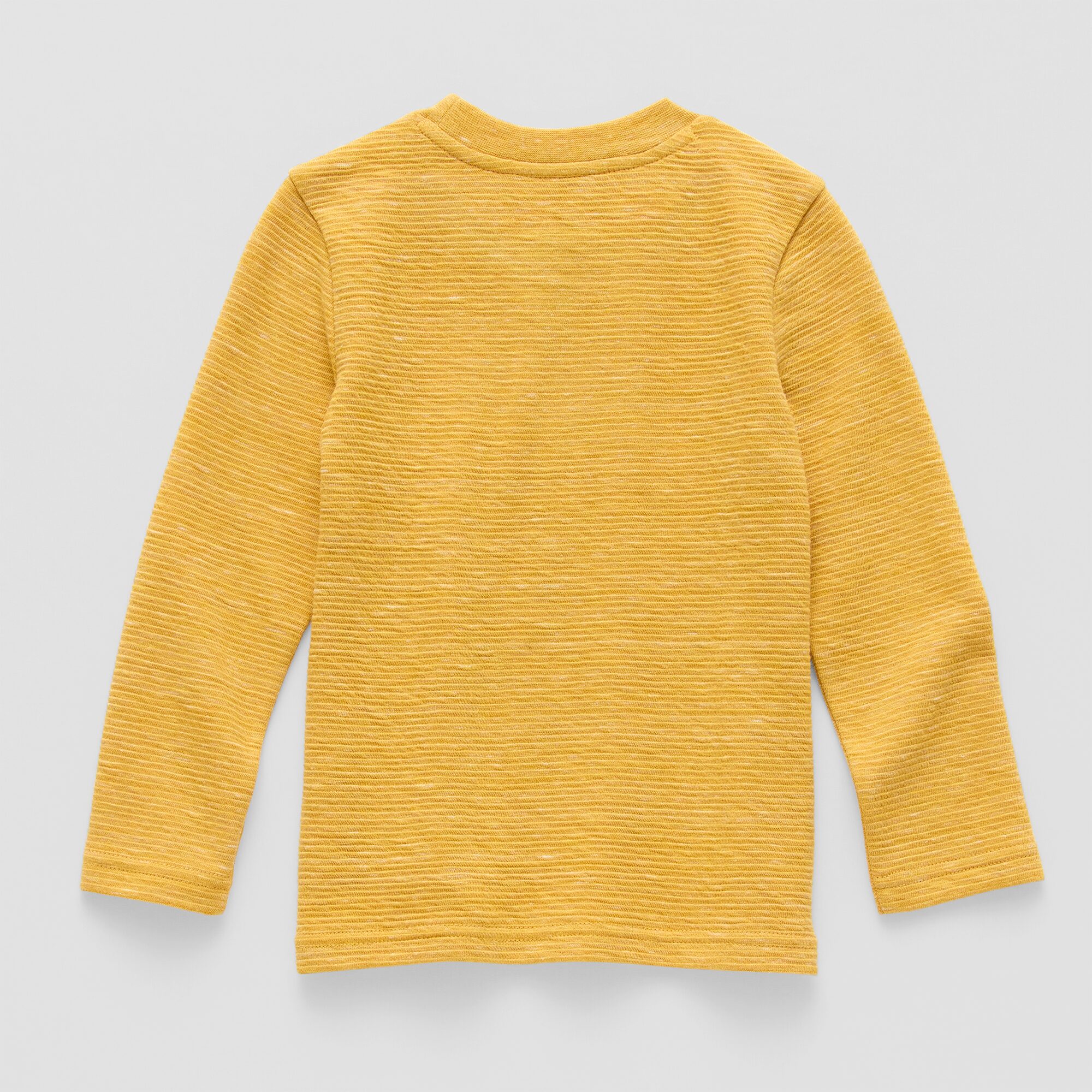 Okie Dokie Textured Knit Toddler & Little Boys Crew Neck Long Sleeve T-Shirt