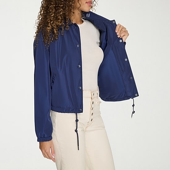 Champion Womens Water Resistant Midweight Cropped Windbreaker