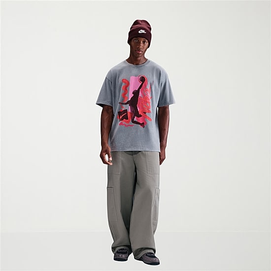Nike Mens Crew Neck Short Sleeve Regular Fit Big and Tall Graphic T-Shirt