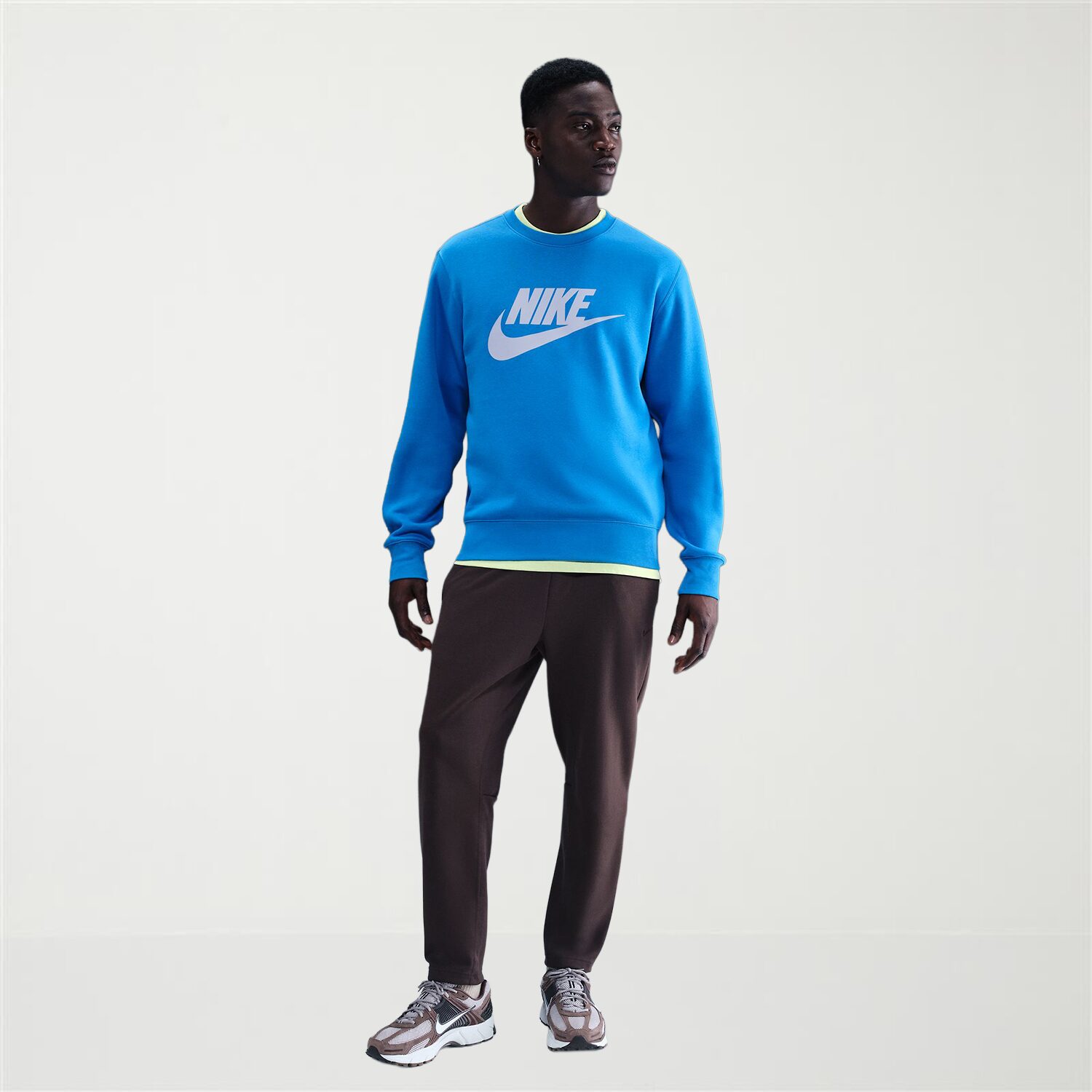 Nike Mens Crew Neck Long Sleeve Big and Tall Sweatshirt
