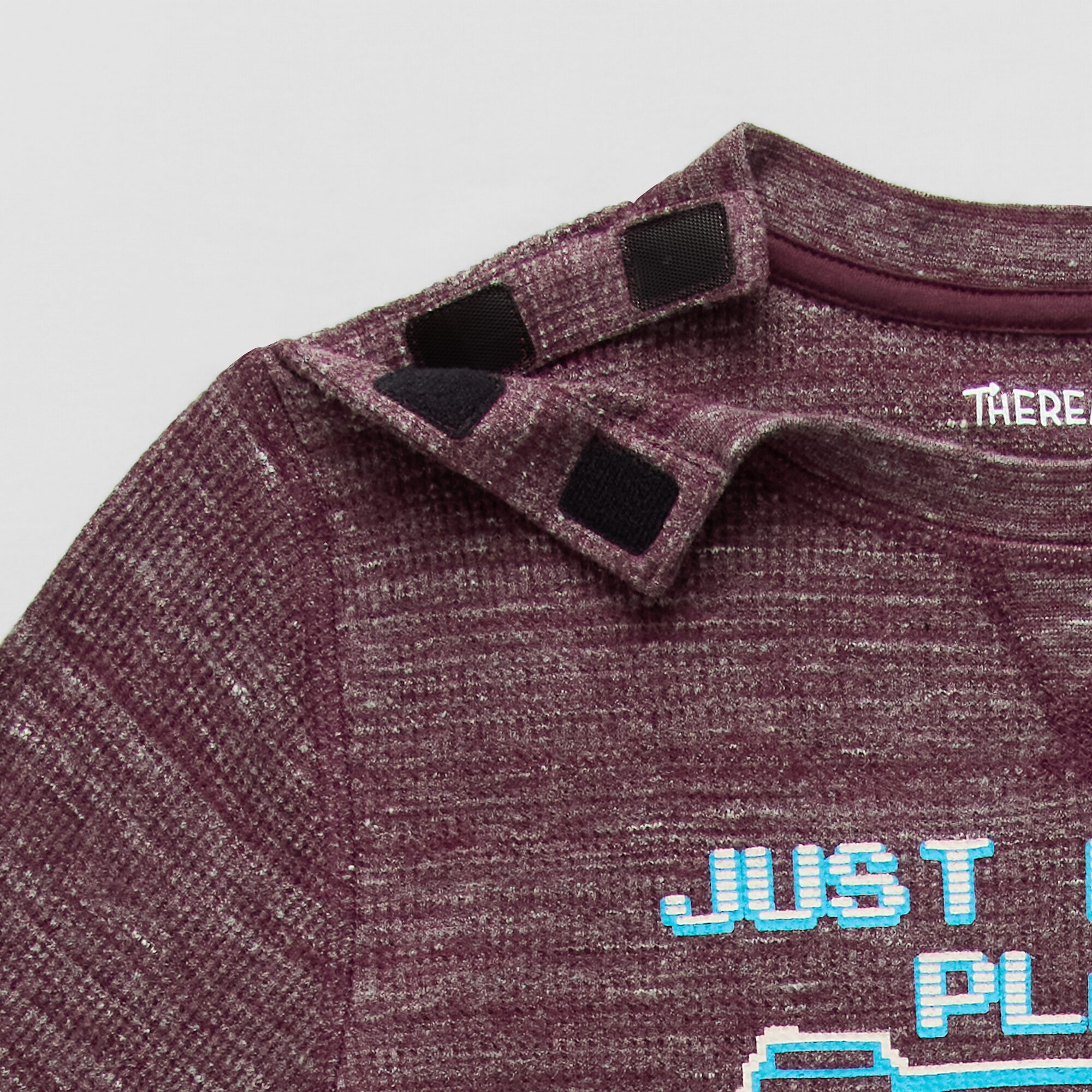 Thereabouts Little & Big Kid Boys Easy-on + Easy-off Sensory Friendly Crew Neck Long Sleeve Adaptive Regular Fit Thermal Top