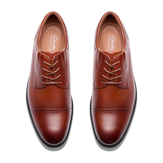 Clarks Steadwell Mens Cap Closed Toe Oxford Shoes