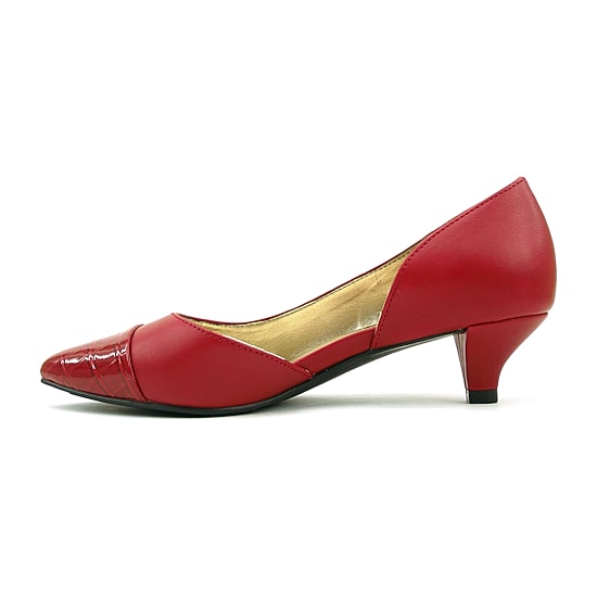 east 5th Dion Womens Pointed Closed Toe Kitten Heel Pumps