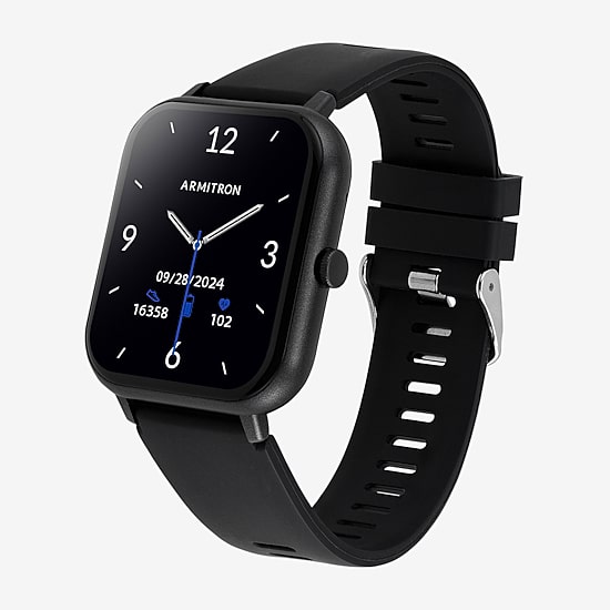 Armitron Connect Unisex Adult Chronograph Black Smart Watch 42-1017dgbk
