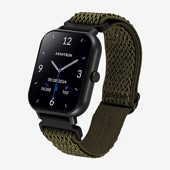 Armitron Connect Unisex Adult Chronograph Green Smart Watch 42-1018dggn