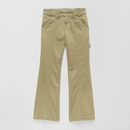 Thereabouts Pintuck Little & Big Kid Girls Regular Fit Flare Trouser