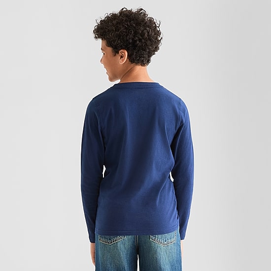 Thereabouts Little & Big Kid Boys Crew Neck Long Sleeve Regular Fit Graphic T-Shirt