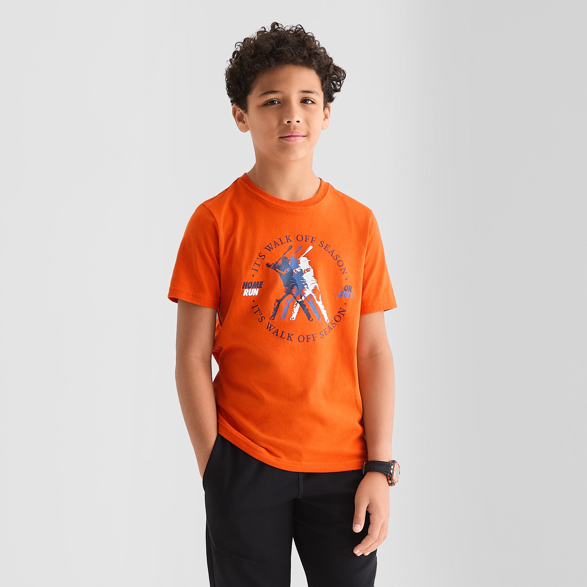 Xersion Little & Big Kid Boys Crew Neck Short Sleeve Regular Fit Graphic T-Shirt