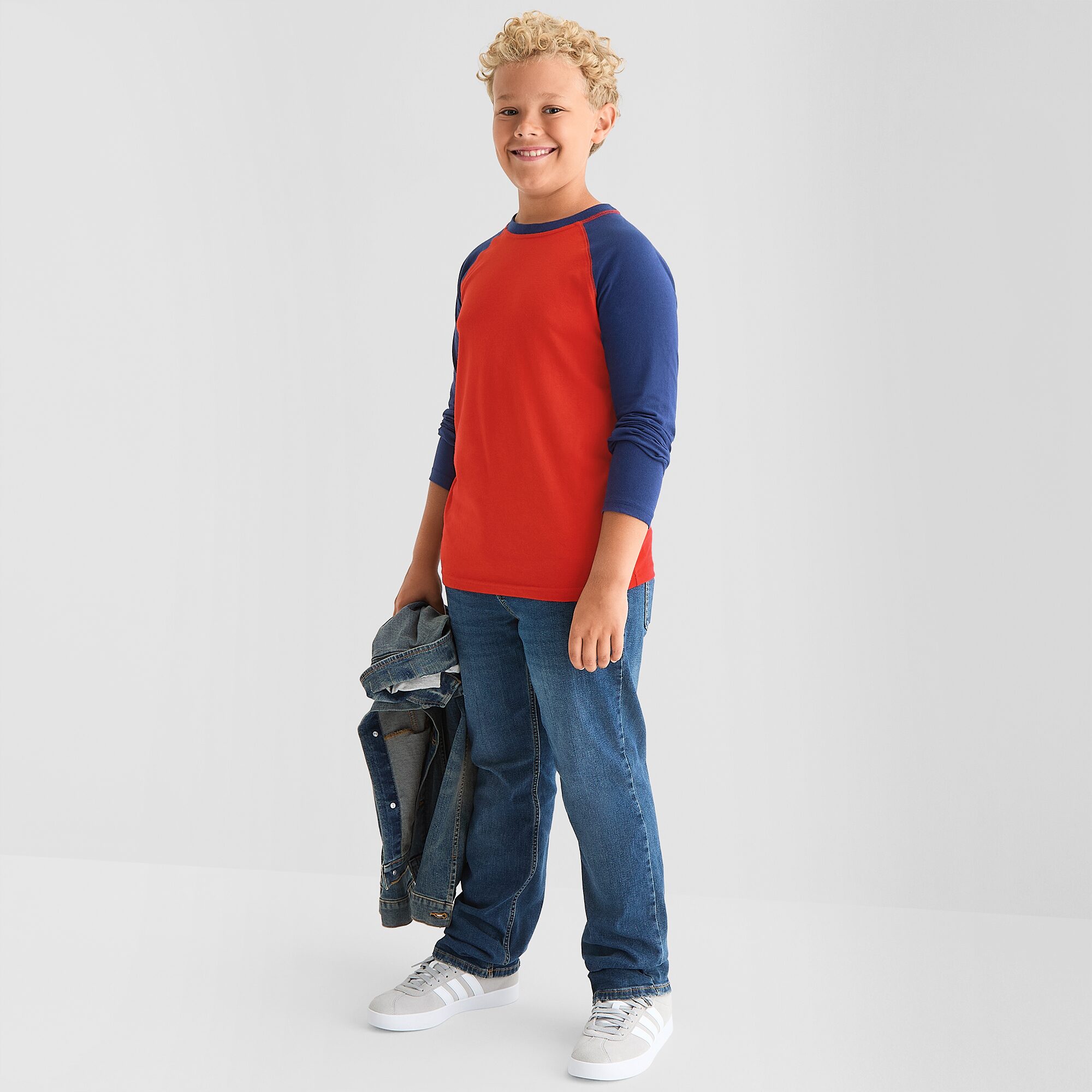 Thereabouts Little & Big Kid Boys Crew Neck Long Sleeve T-Shirt