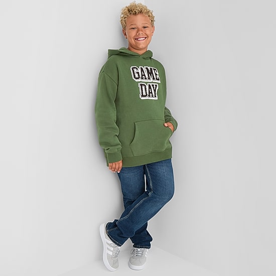 Thereabouts Little & Big Kid Boys Long Sleeve Fleece Hoodie