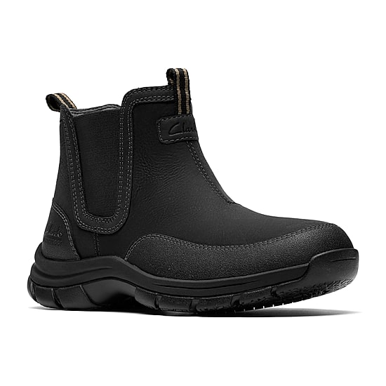 Clarks Mens Walpath Easy Flat Heel Chelsea Boots