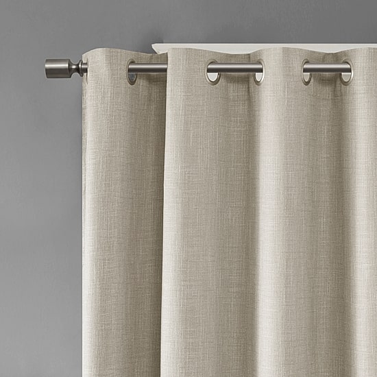 Madison Park Arlie 100"W X 84"L Energy Saving Blackout Grommet Top Patio Door Curtain