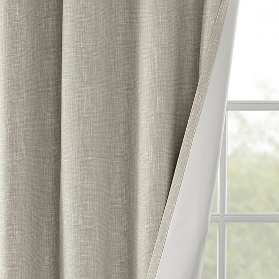 Madison Park Arlie 100"W X 84"L Energy Saving Blackout Grommet Top Patio Door Curtain