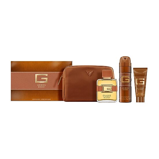 GUESS Iconic Mens 4-Pc Gift Set