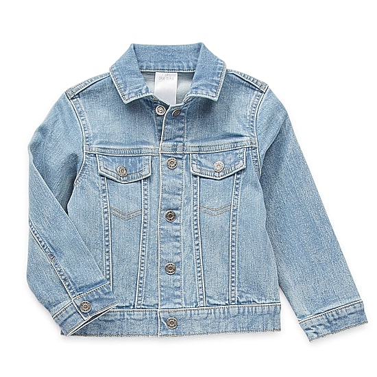 Okie Dokie Toddler Unisex Denim Lightweight Puffer Jacket