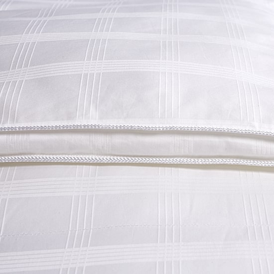 Blue Ridge Home Fashions 600 Thread Count Windowpane Duraloft Down Alternative Comforter
