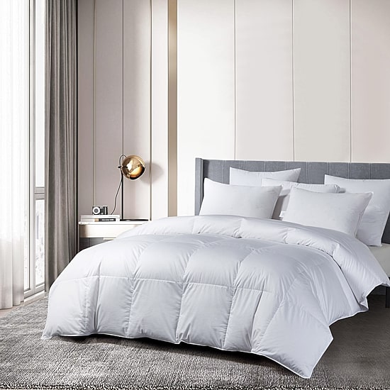 Beautyrest Sateen Cotton European White Goose Down Comforter - All Seasons