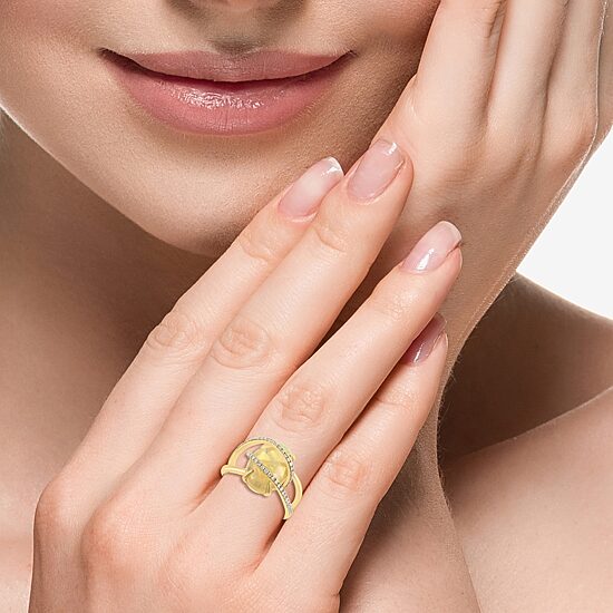 Effy Final Call Limited Quantities! Womens 1/4 CT. T.W. Genuine White Opal 14K Gold Oval Cocktail Ring