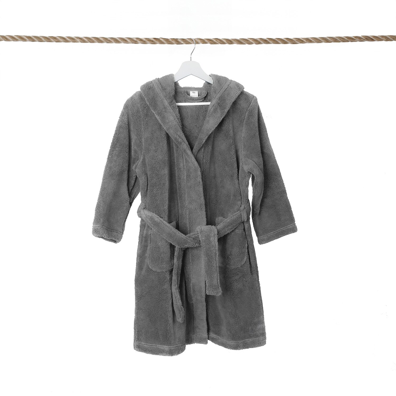 Linum Home Textiles Plus Kids Bathrobe Unisex Long Sleeve Length Robe