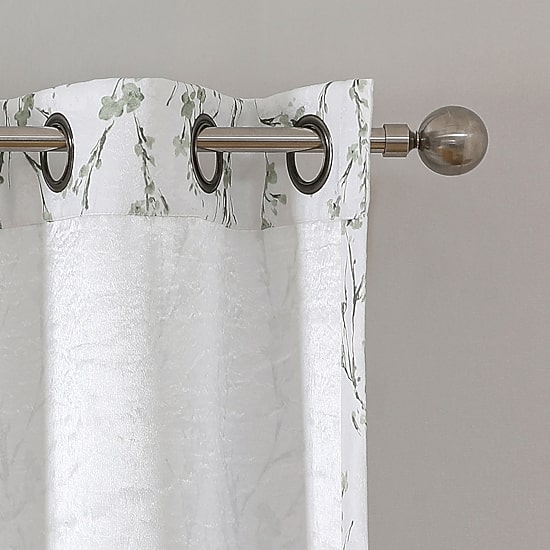 Regal Home Ayden Blossom Grommet Top Energy Saving Blackout Single Curtain Panel