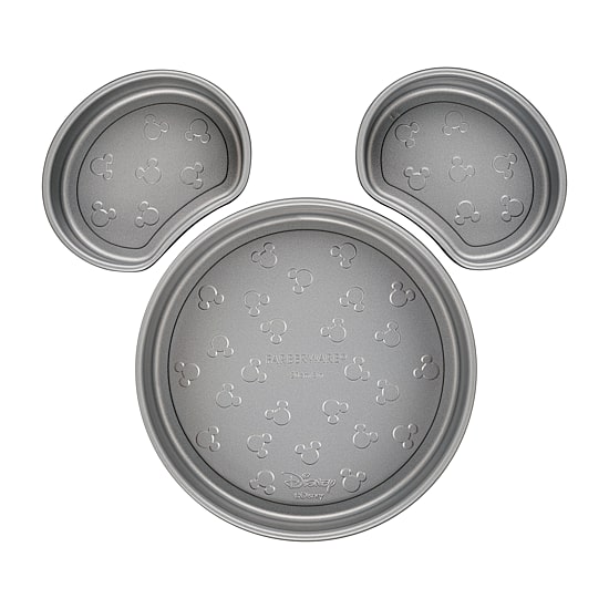 Farberware Disney Bake with Mickey Mouse 3-pc. Non-Stick Mickey Head Cake Pan Set