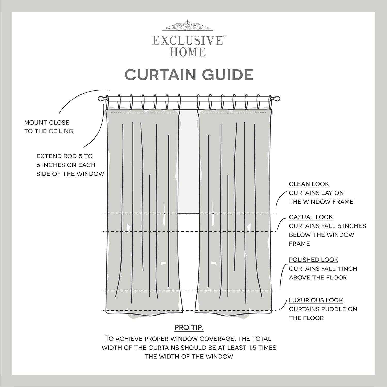 Exclusive Home Curtains Duncan Tab Top Sheer Set of 2 Curtain Panel