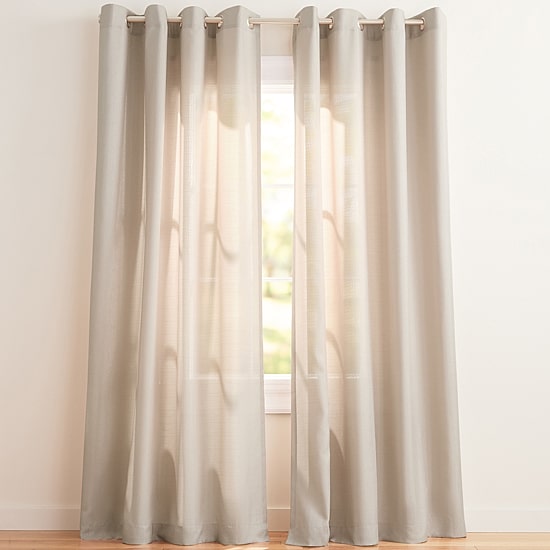 Exclusive Home Curtains Loha Pinch Pleat Light-Filtering Set of 2 Curtain Panel