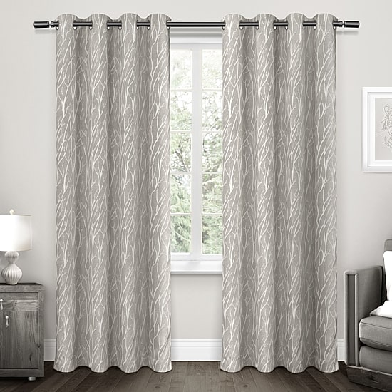 Exclusive Home Curtains Forest Hill Patio Grommet Top Room Darkening Single Outdoor Curtain Panel