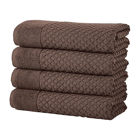 Linery Cotton Textured 4-pc. Quick Dry Bath Towel