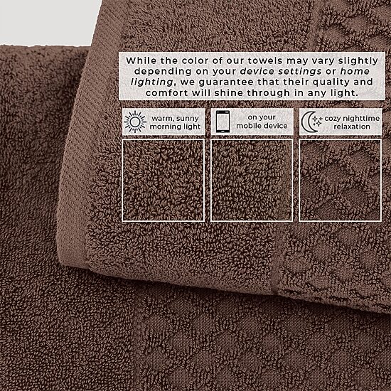 Linery Cotton Textured 4-pc. Quick Dry Bath Towel