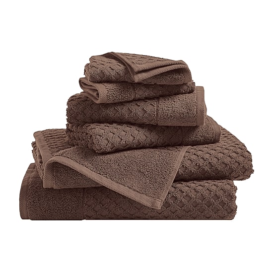 Linery Cotton Textured 6-pc. Quick Dry Bath Towel Set