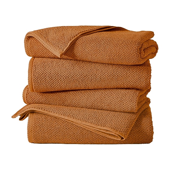 Linery Cotton Loop Textured 4-pc. Quick Dry Bath Towel