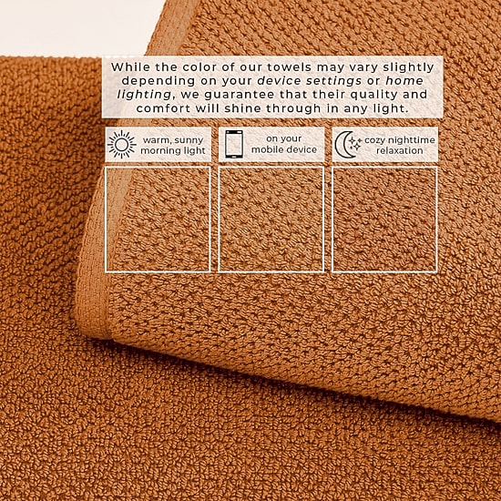 Linery Cotton Loop Textured 4-pc. Quick Dry Bath Towel