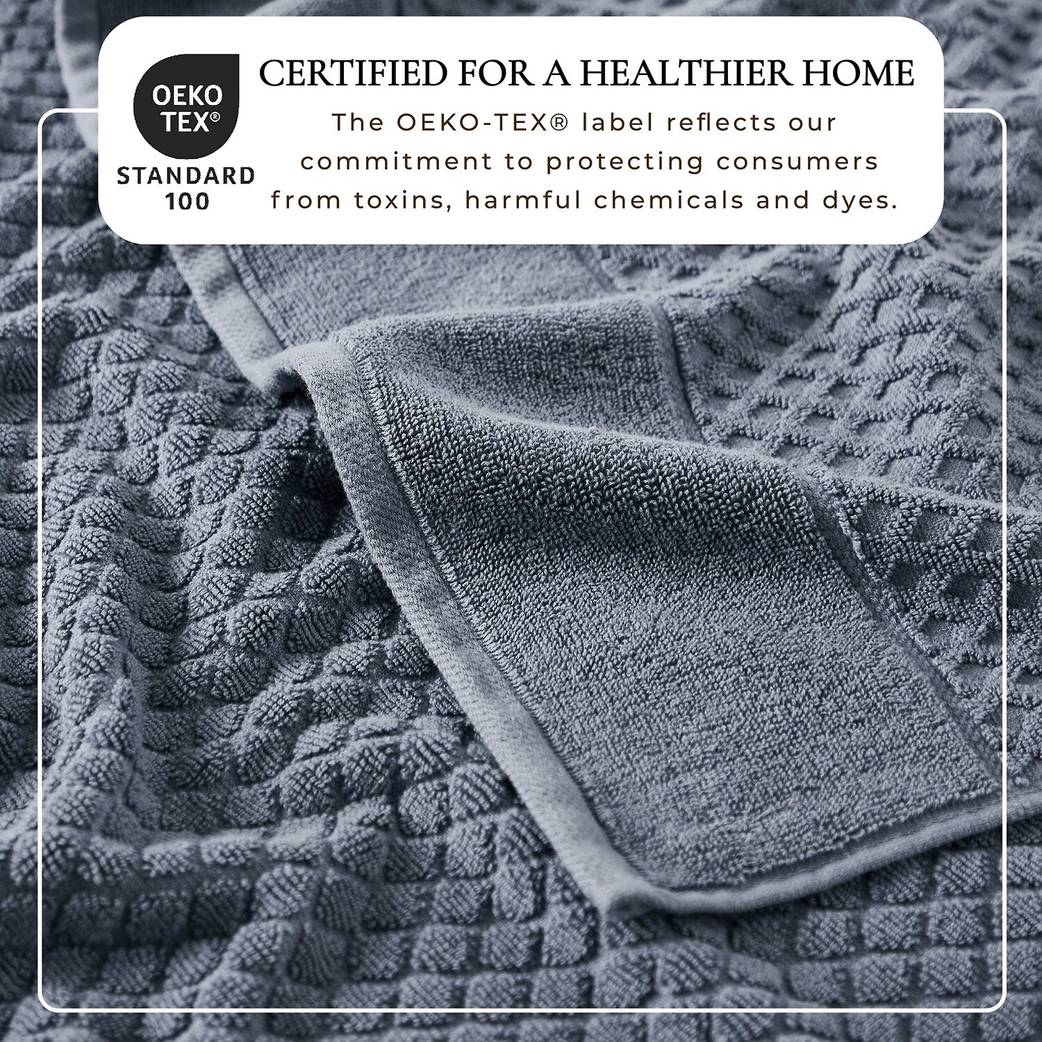 Linery Cotton Textured 6-pc. Quick Dry Bath Towel Set