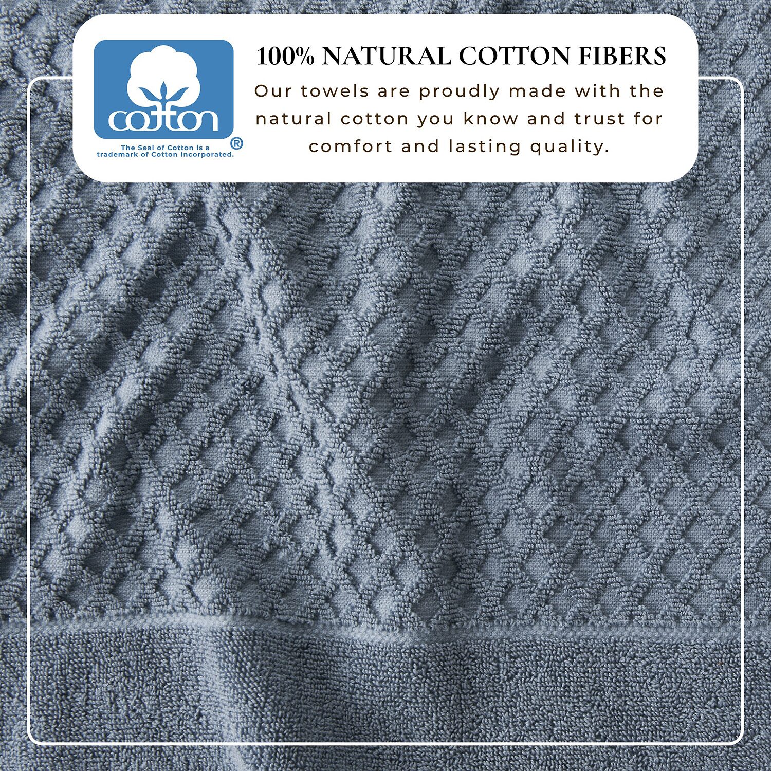 Linery Cotton Textured 6-pc. Quick Dry Bath Towel Set