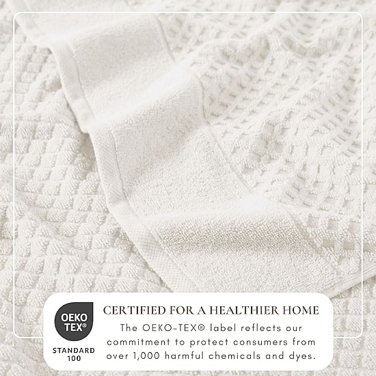 Linery Cotton Textured Oversized 6-pc. Quick Dry Bath Towel Set
