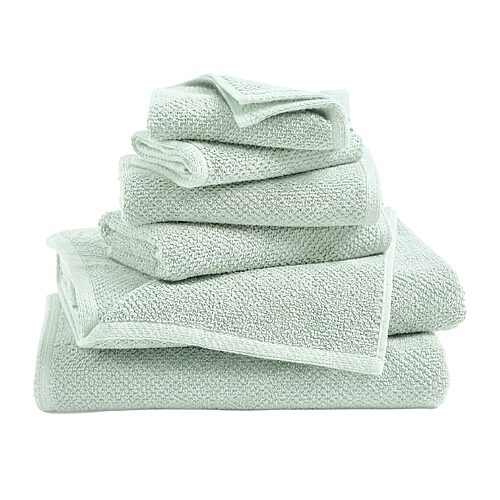 Linery Cotton Loop Textured 6-pc. Quick Dry Bath Towel Set In Blue