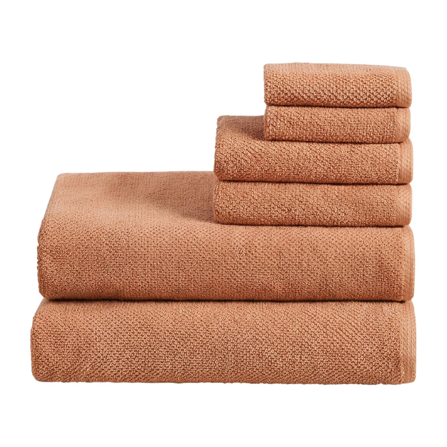Linery Cotton Loop Textured 6-pc. Quick Dry Bath Towel Set