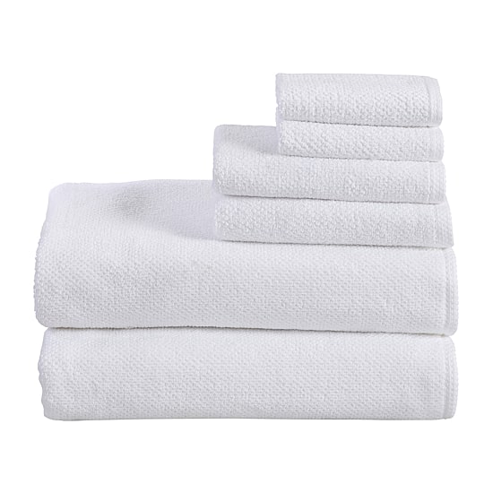 Linery Cotton Loop Textured 6-pc. Quick Dry Bath Towel Set