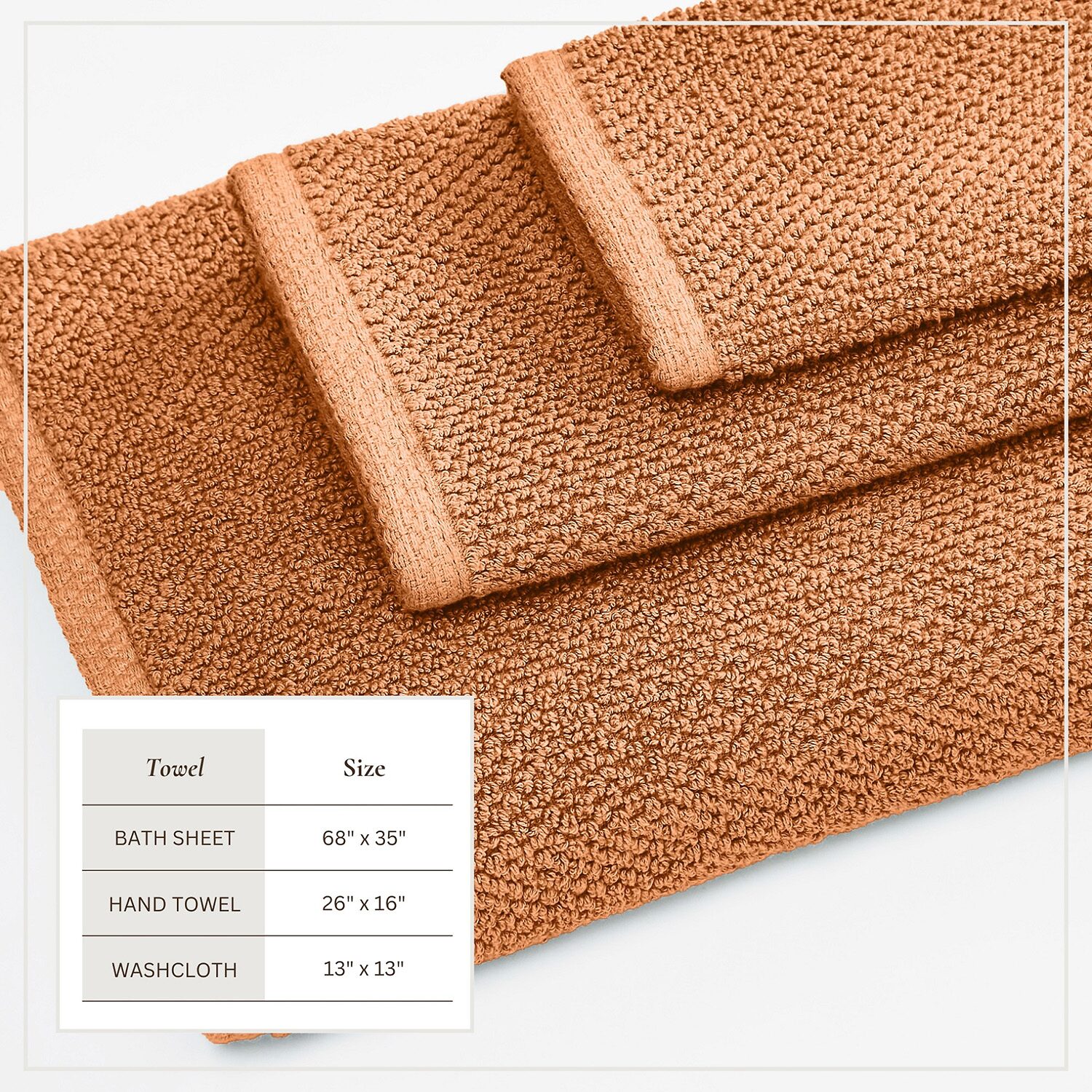Linery Cotton Loop Textured 6-pc. Quick Dry Bath Towel Set