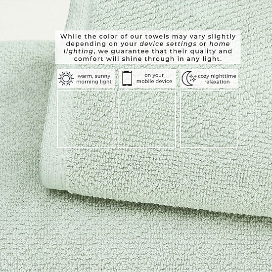 Linery Cotton Loop Textured 12-pc. Quick Dry Washcloth