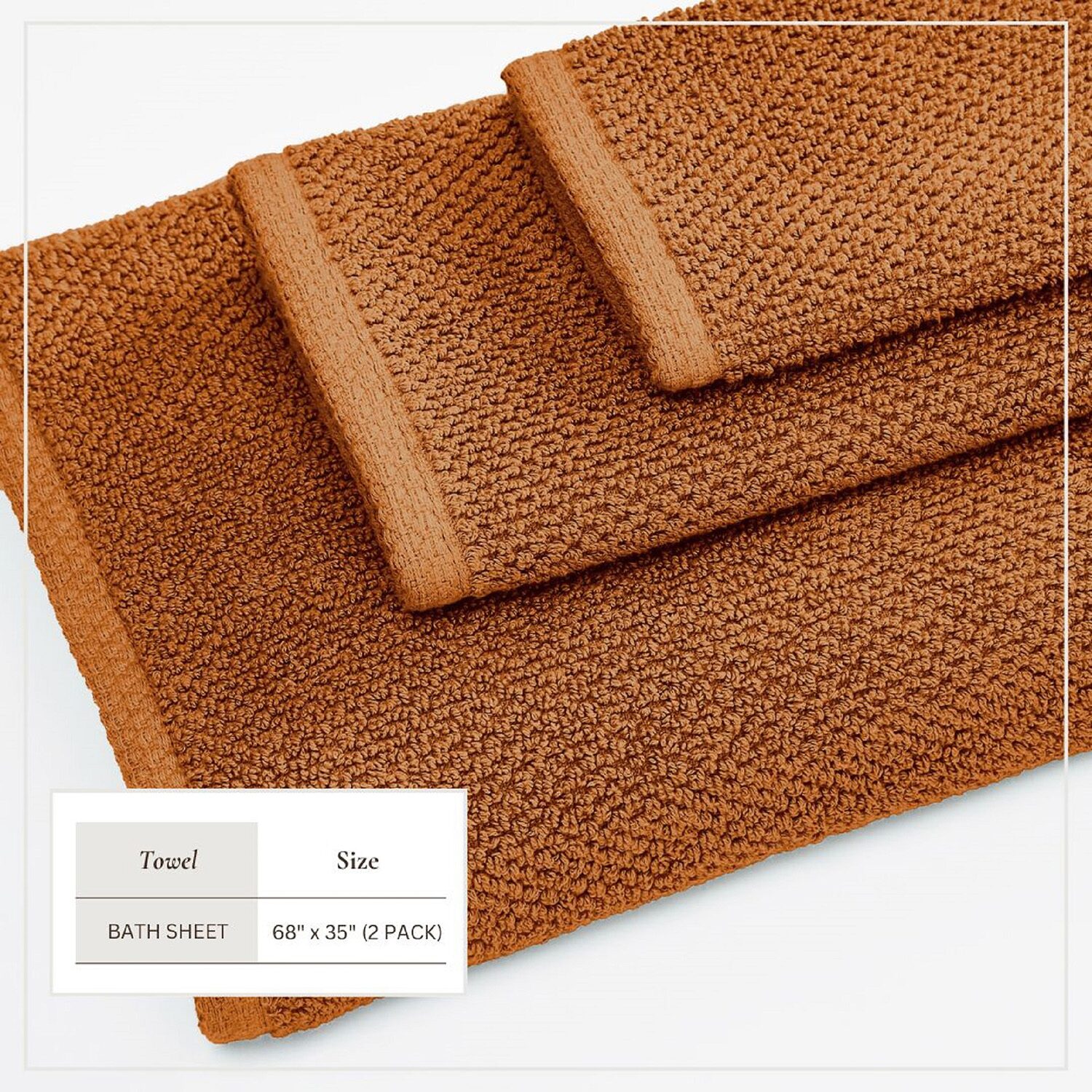Linery Cotton Quick-Dry Oversized 2-pc. Bath Sheet