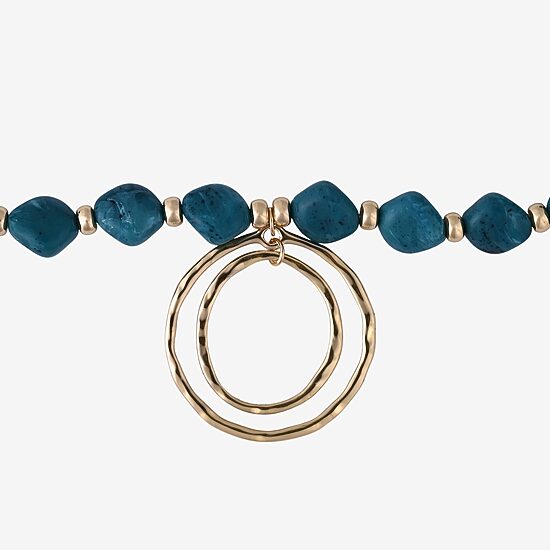 Mixit Womens 16 Inch Beaded Necklace