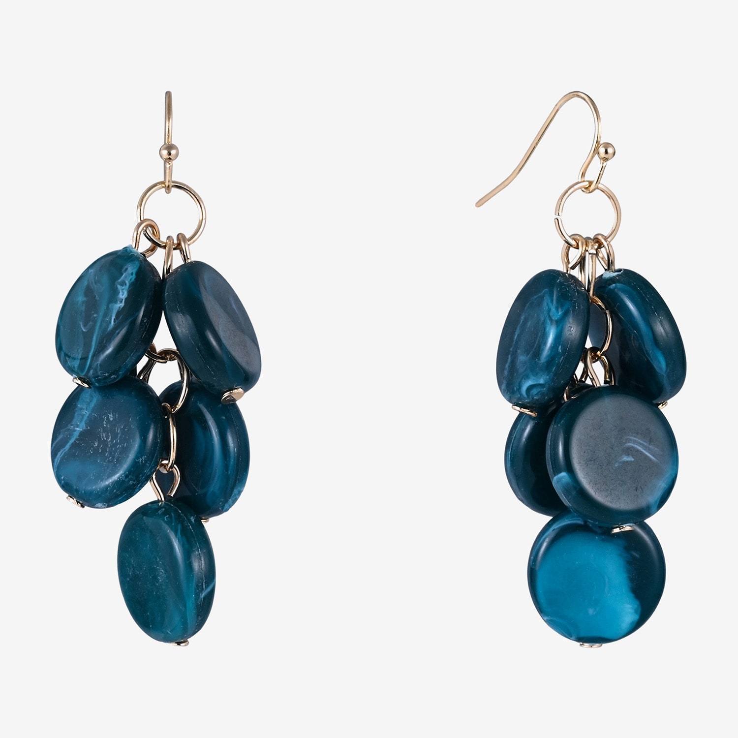 Mixit Womens Circle Drop Earrings