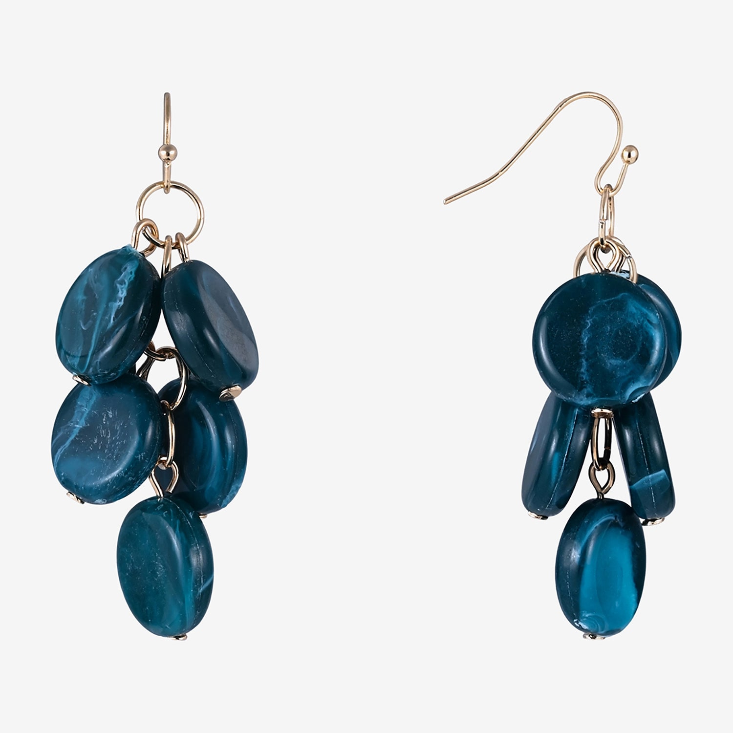 Mixit Womens Circle Drop Earrings