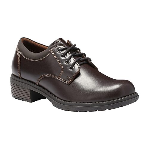 Eastland Stride Womens Round Closed Toe Oxford Shoes, 8 Medium, Brown