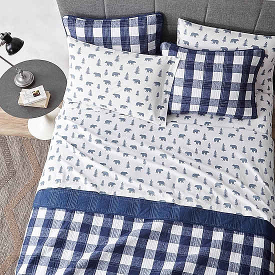 Eddie Bauer Bears And Trees Sheet Set